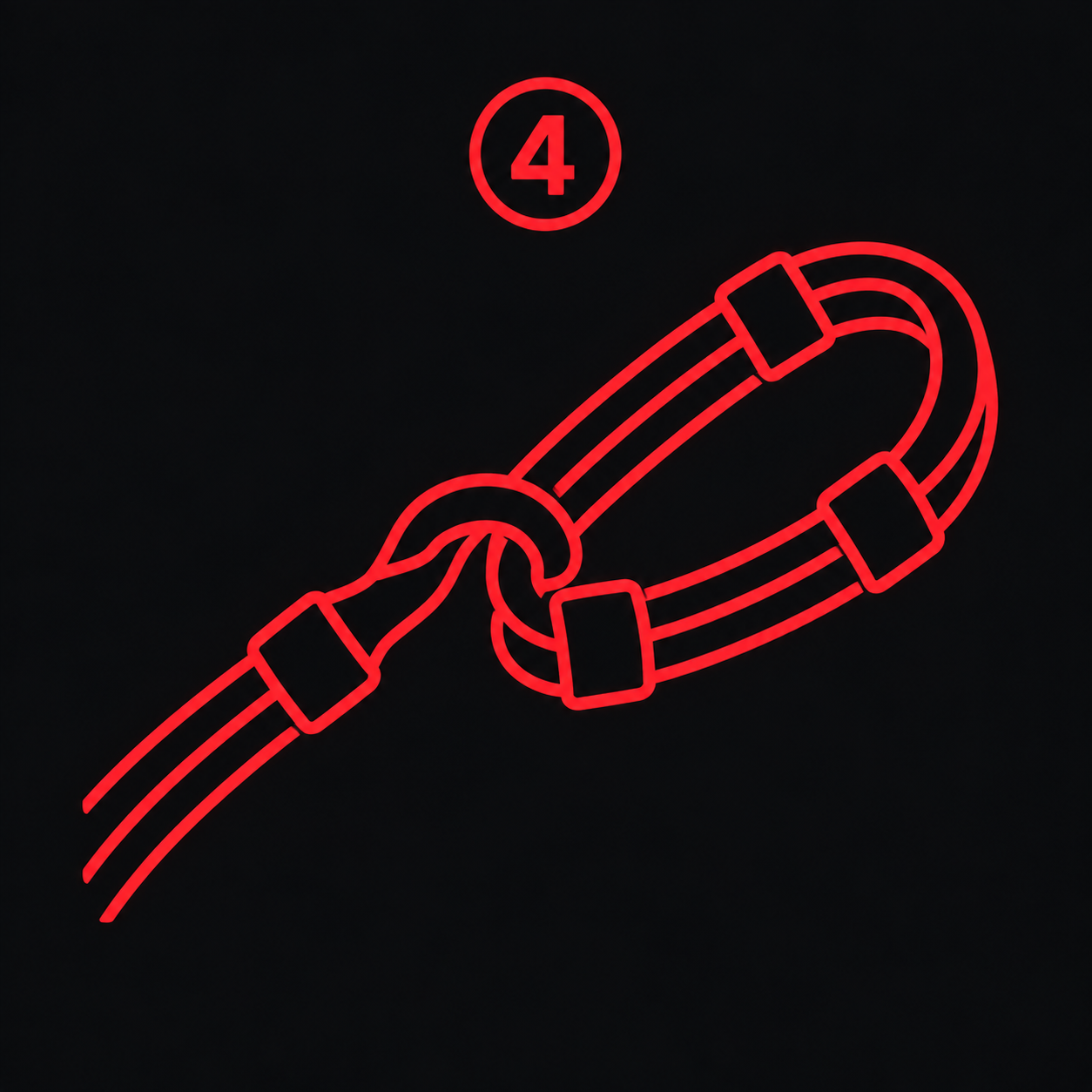 Hook the Infinity Strap back onto one of its own segments